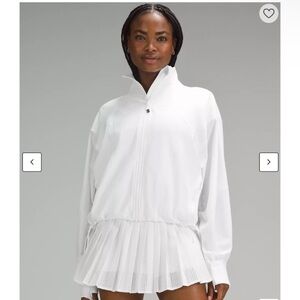 NWT Lululemon Define Relaxed Fit Jacket Luon Size 8 White Full Zip Oversized